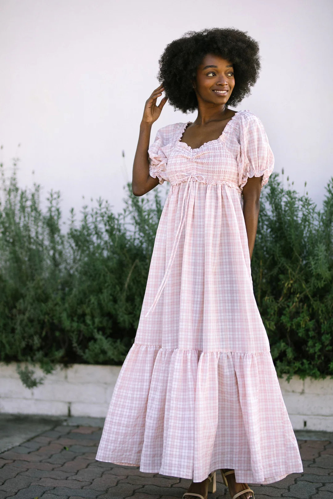 Gladys Sweetheart Maxi Dress | Morning Lavender