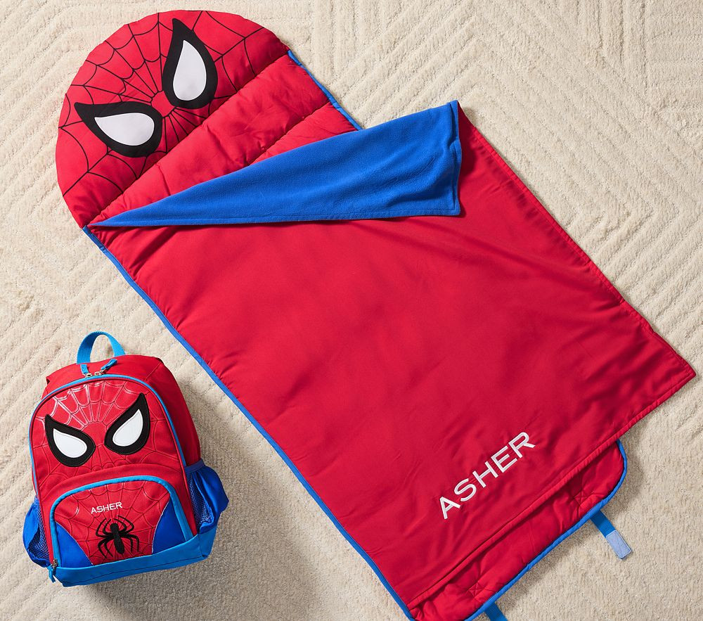 Mackenzie Marvel's Spider-Man Nap Mat & Small Critter Backpack Bundle PinterestXCopy LinkEmailPri... | Pottery Barn Kids