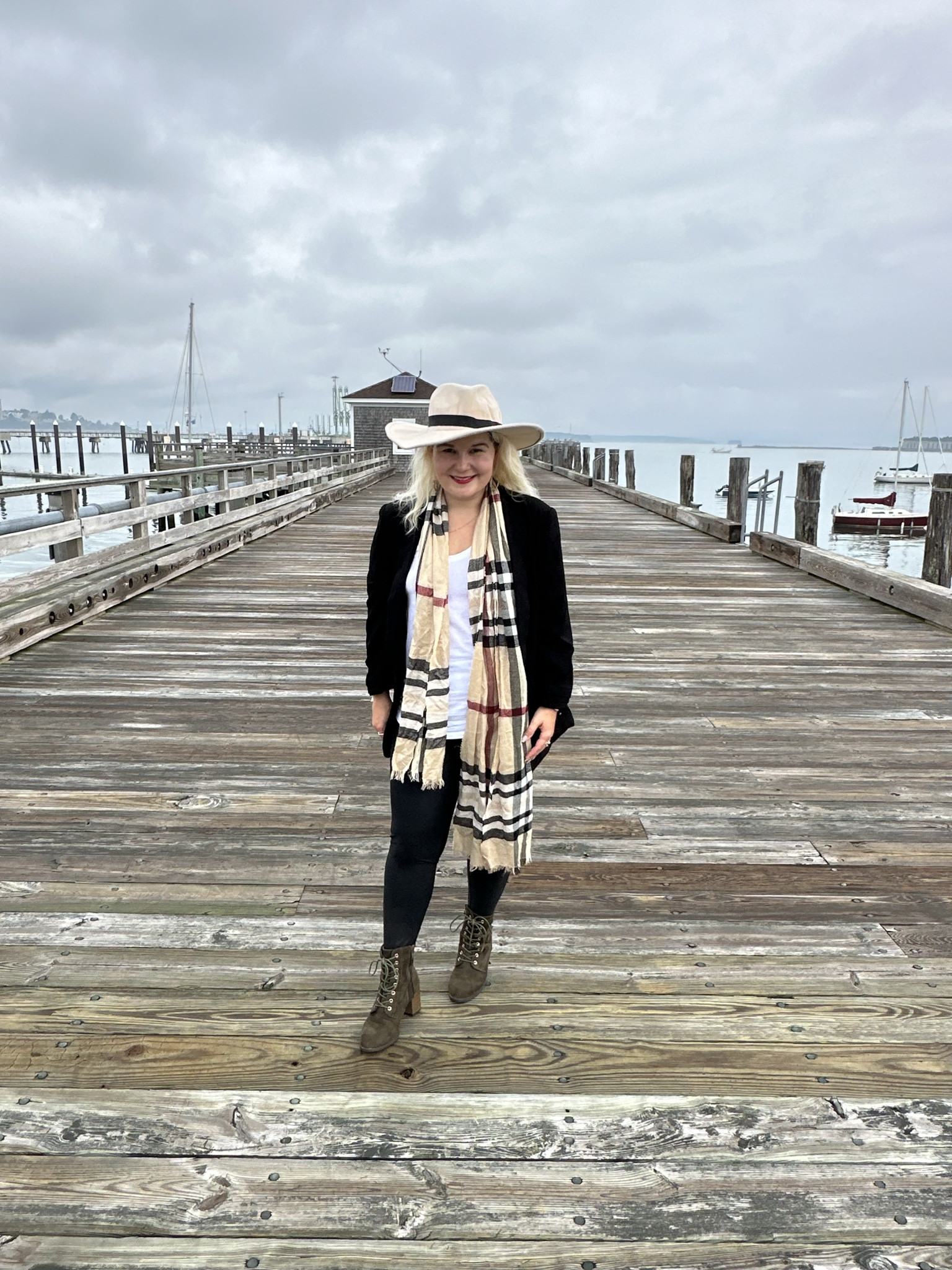 My winter staples are also great fall trasitional pieces. I adore my faux leather @Spanx leggings. They are comfortable while being stylish. They have the look of being a pant with the brushed material while have the coziness of a legging. 

#LTKActive #LTKPetite #LTKWorkwear