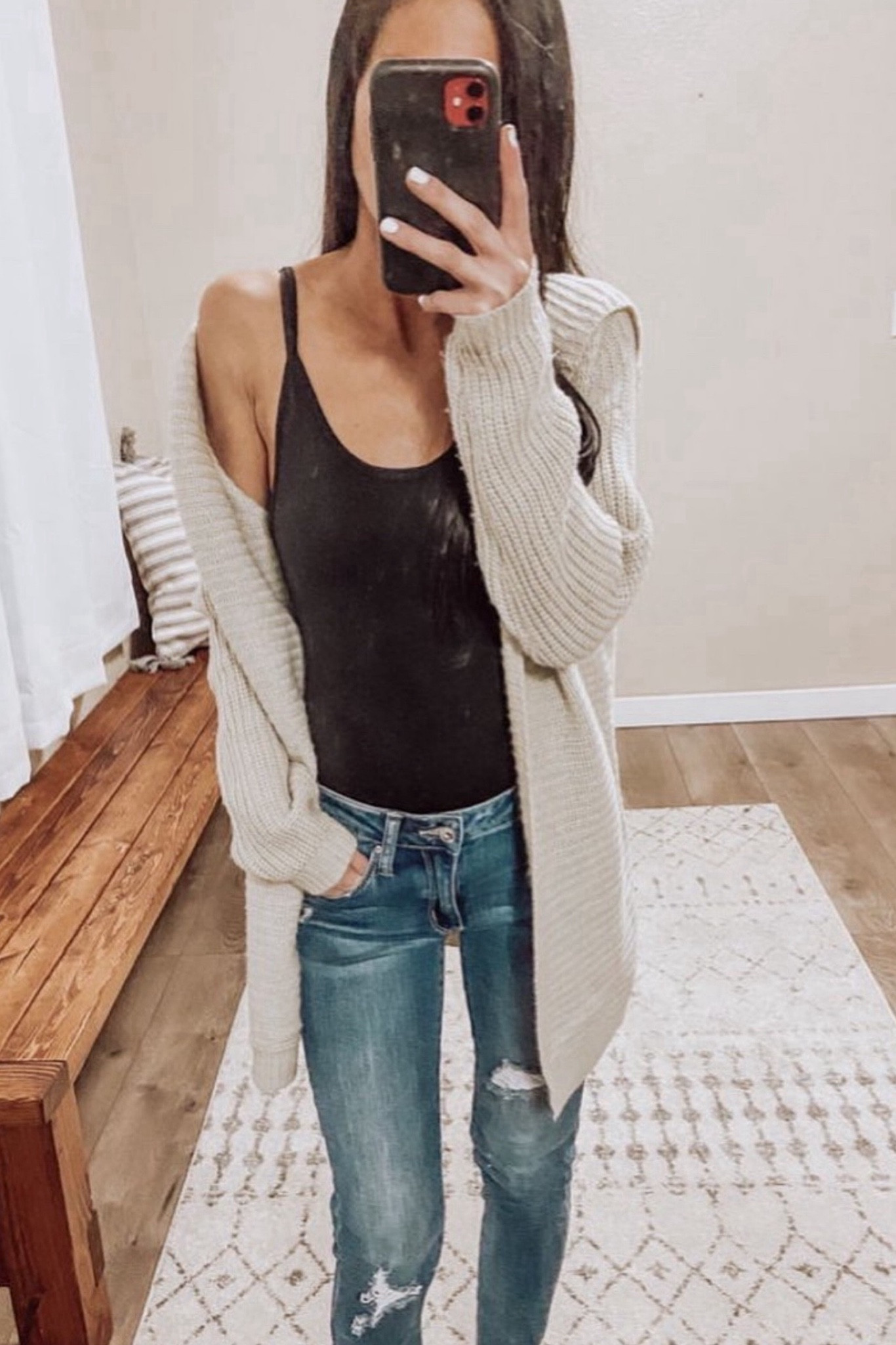 Fall outfit casual ootd cardigan outfit bodysuit jeans date night outfit mom style simple petite maternity 

#LTKSaleAlert #LTKFindsUnder50 #LTKStyleTip