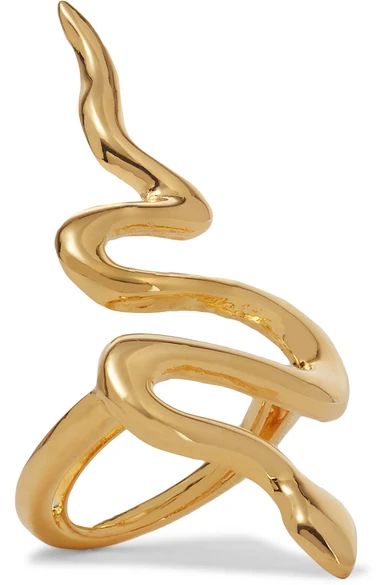 Gold-plated ring | NET-A-PORTER (US)