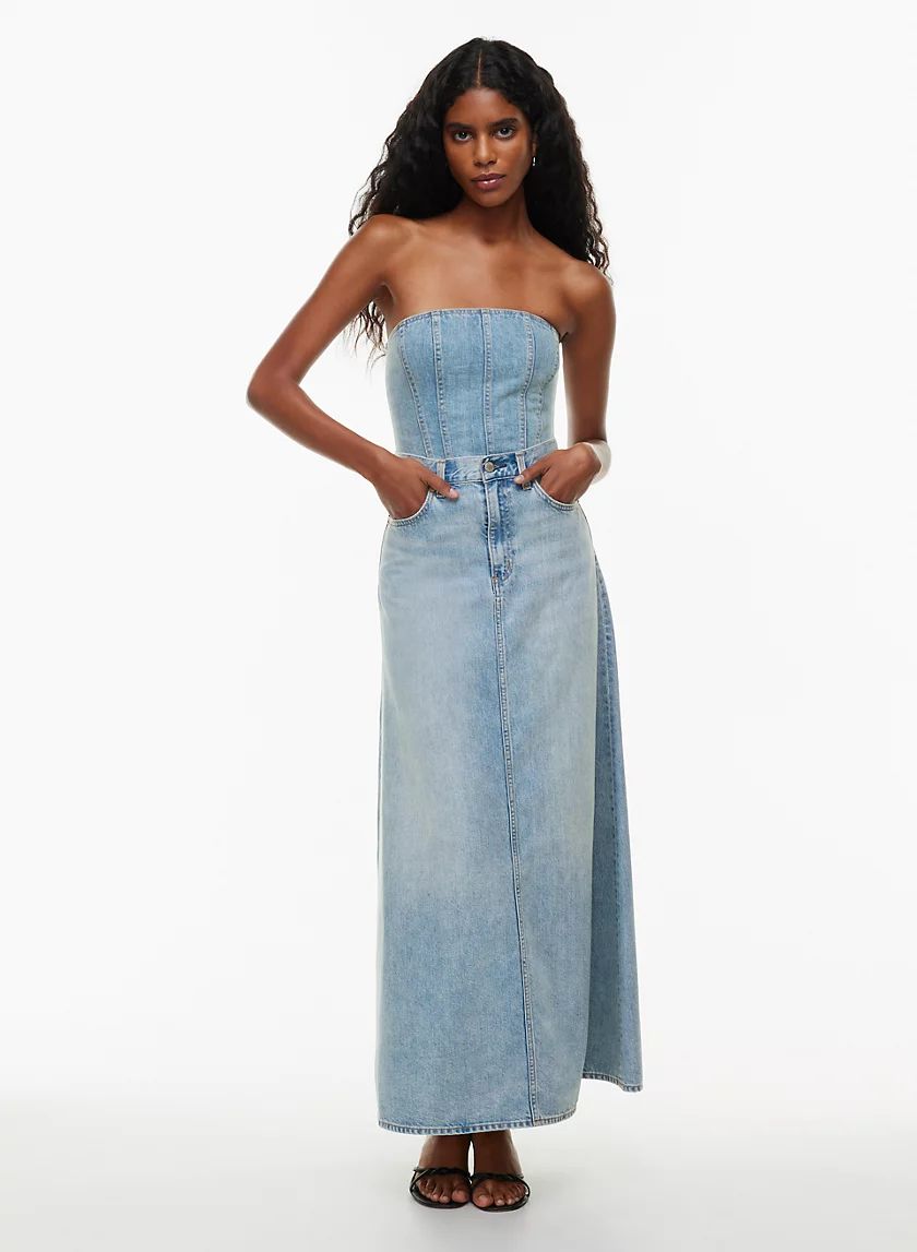 THE ‘90S HELENA MAXI DENIM SKIRT | Aritzia