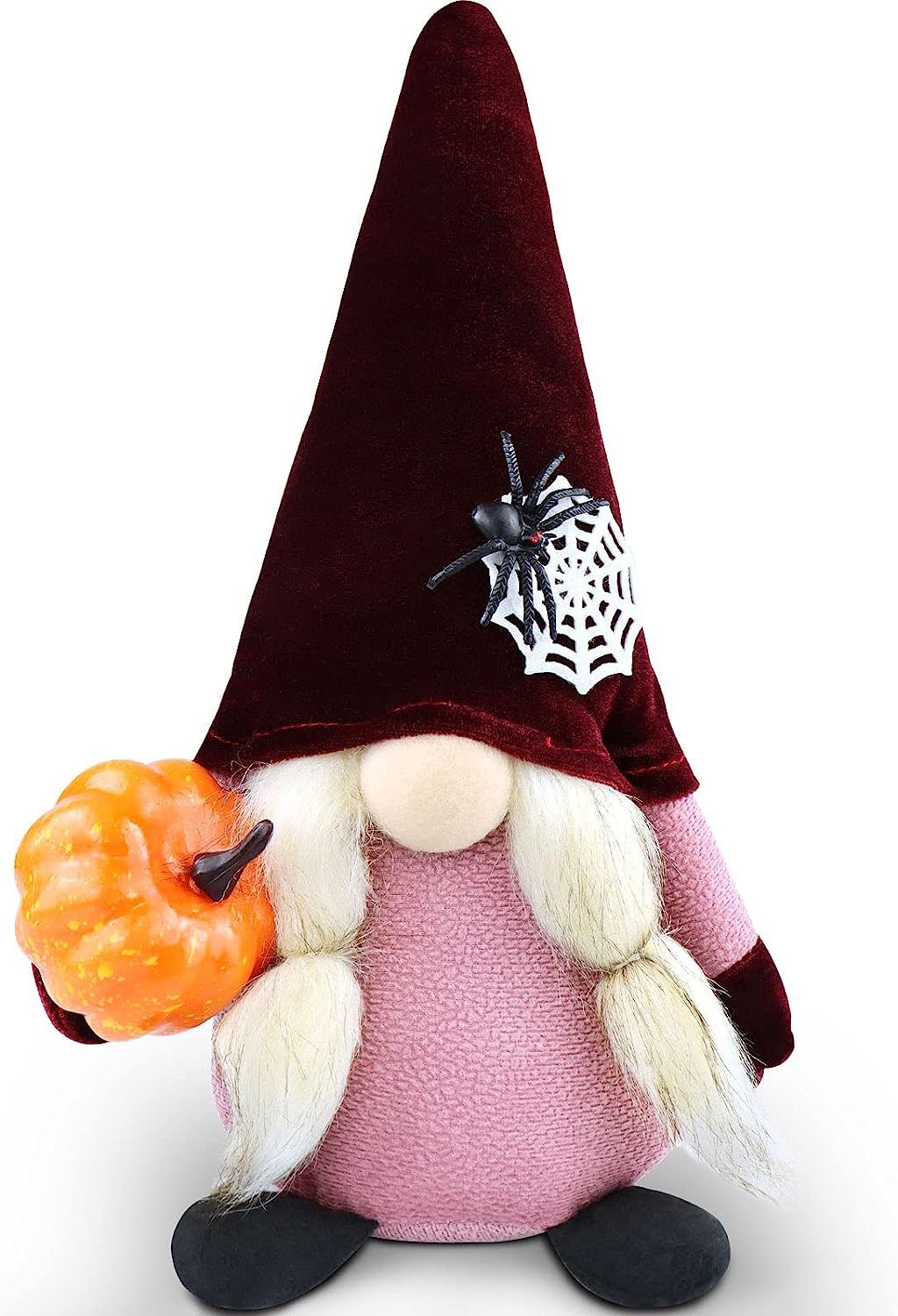 Gehydy Halloween Gnomes Handmade Fall Halloween Swedish Tomte Plush Tiered Tray Decorations Witch... | Amazon (US)