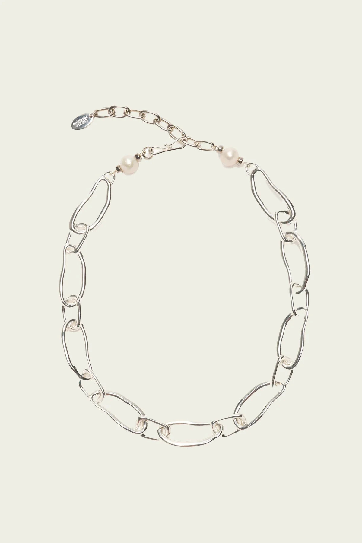 Collage Chain Necklace in Silver | Shop Olivia