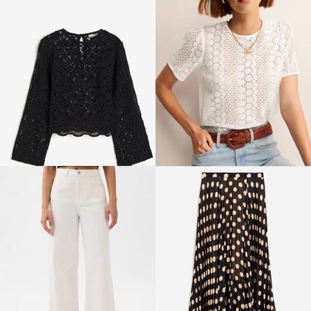 Black and white pieces feel fresh and crisp for spring!

#springoutfit #skirt #top #springtops #whitejeans 

#LTKstyletip #LTKover40 #LTKfindsunder100