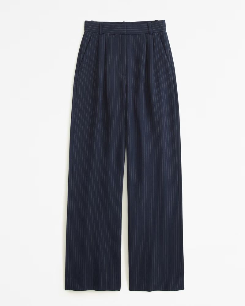 A&F Sloane Tailored Wide Leg Pant | Abercrombie & Fitch (US)