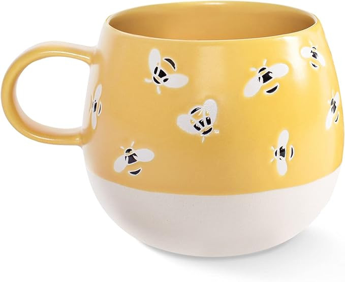 FRINGE STUDIO Bees Stoneware Mug, 14 fl oz | Amazon (US)