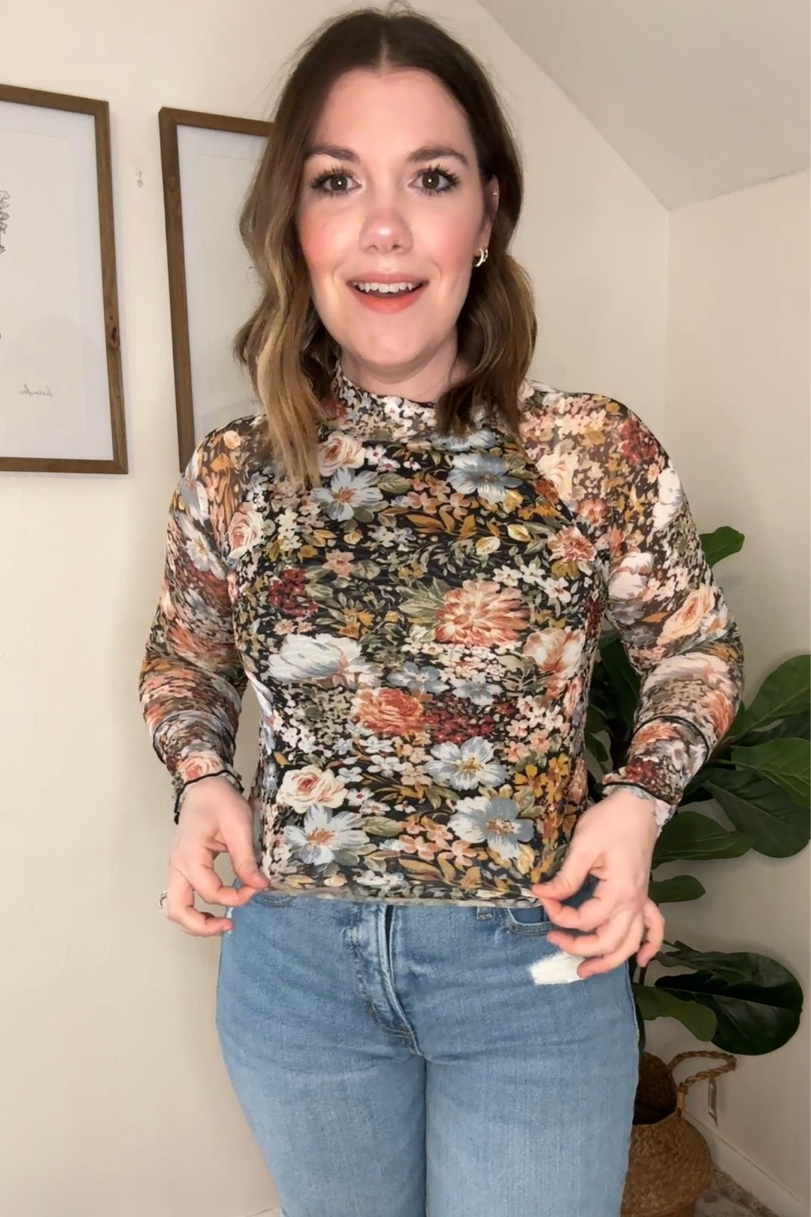 This mesh floral top is EVERYTHING and more! It can be layered or worn by itself and will still make a statement! 🌸 The mesh is roomie and fits me so well! Absolutely stunning! Now husband, take me on a date! 😍

#meshtop #mesh #floraltop #floral #meshshirt #date #datenight #dateoutfit #datenight #midsize #curvy #fashion #style #spring #springfashion #springstyle

#LTKmidsize #LTKfindsunder100 #LTKstyletip