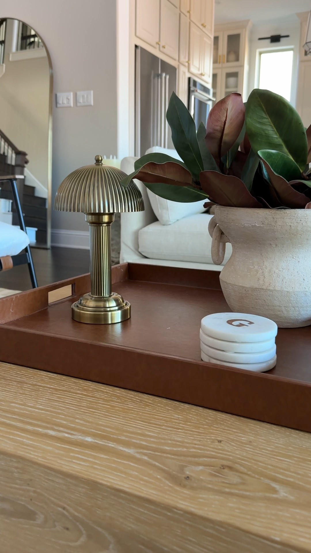 This cute mini lamp from Target is not identical, but such a good lookalike for that Rejuvenation version that retails for around $500 😍 — and honestly, I’m so here for the $30 version. I love her for a coffee table, adore her shape, and everything about her vibe is perfect. She’s on sale at Target right now — linking her for you below!

mini table lamp, Target home decor, Target lamp, designer look for less, Rejuvenation lookalike, affordable lighting, small table lamp, coffee table styling, modern organic decor, neutral home decor, cozy lighting, accent lamp, vignette styling, living room decor, budget home finds, high end look for less, warm ambient lighting, tabletop lamp, home styling ideas, neutral aesthetic

#LTKHome