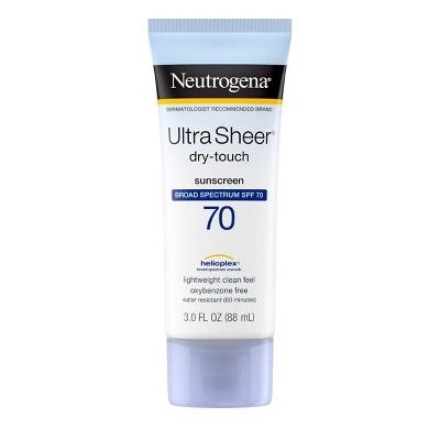 Neutrogena Ultra Sheer Sunscreen Lotion - SPF 70 - 3 fl oz | Target