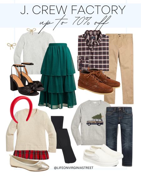 J. Crew Factory sales are going on! Grab up to 70% off! I paired these outfits for family holiday inspiration! Hurry and grab them on major sale!!

j. crew factory, j. crew factory family, j. crew factory womens, j. crew factory mens, holiday outfit, Christmas outfit inspiration, Black Friday sale, cyber week, cyber Monday, Christmas outfit, matching family outfit, Christmas picture outfit, Black Friday

#LTKCyberweek #LTKmens #LTKHoliday