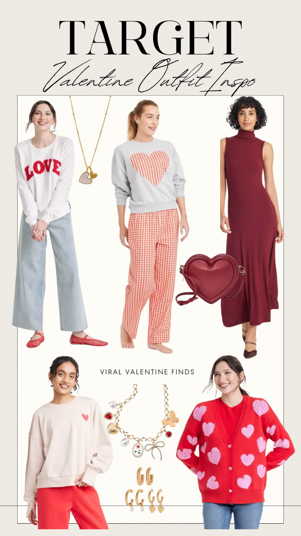 Valentine Outfit Inspo from Target 🎯✨ 

Whether you’re staying in or going out, here’s some ideas! 

#LTKFindsUnder100 #LTKSeasonal #LTKWorkwear