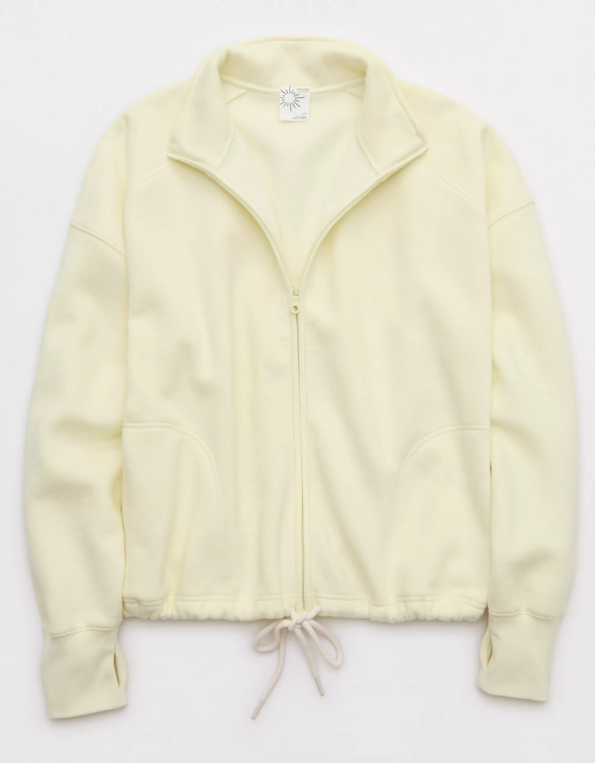OFFLINE By Aerie Cloud Fleece Seamed Full Zip | American Eagle Outfitters (US & CA)