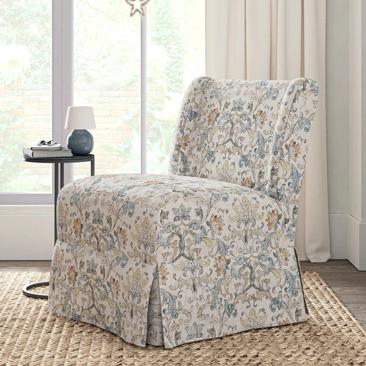 Averykate 28'' Wide Slipcovered Chair with Wingback | Wayfair North America