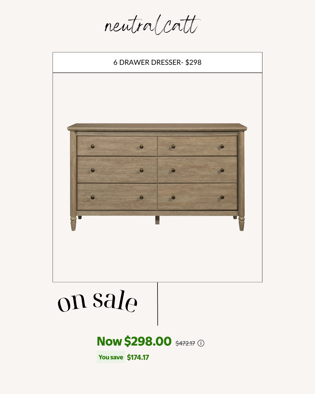 the viral 6 drawer dresser is on such a great sale from @walmart 

 #LTKHome #LTKSaleAlert