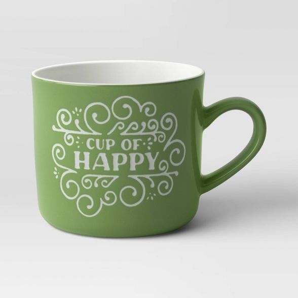 16oz Stoneware 'Cup Of Happy' Mug - Opalhouse™ | Target