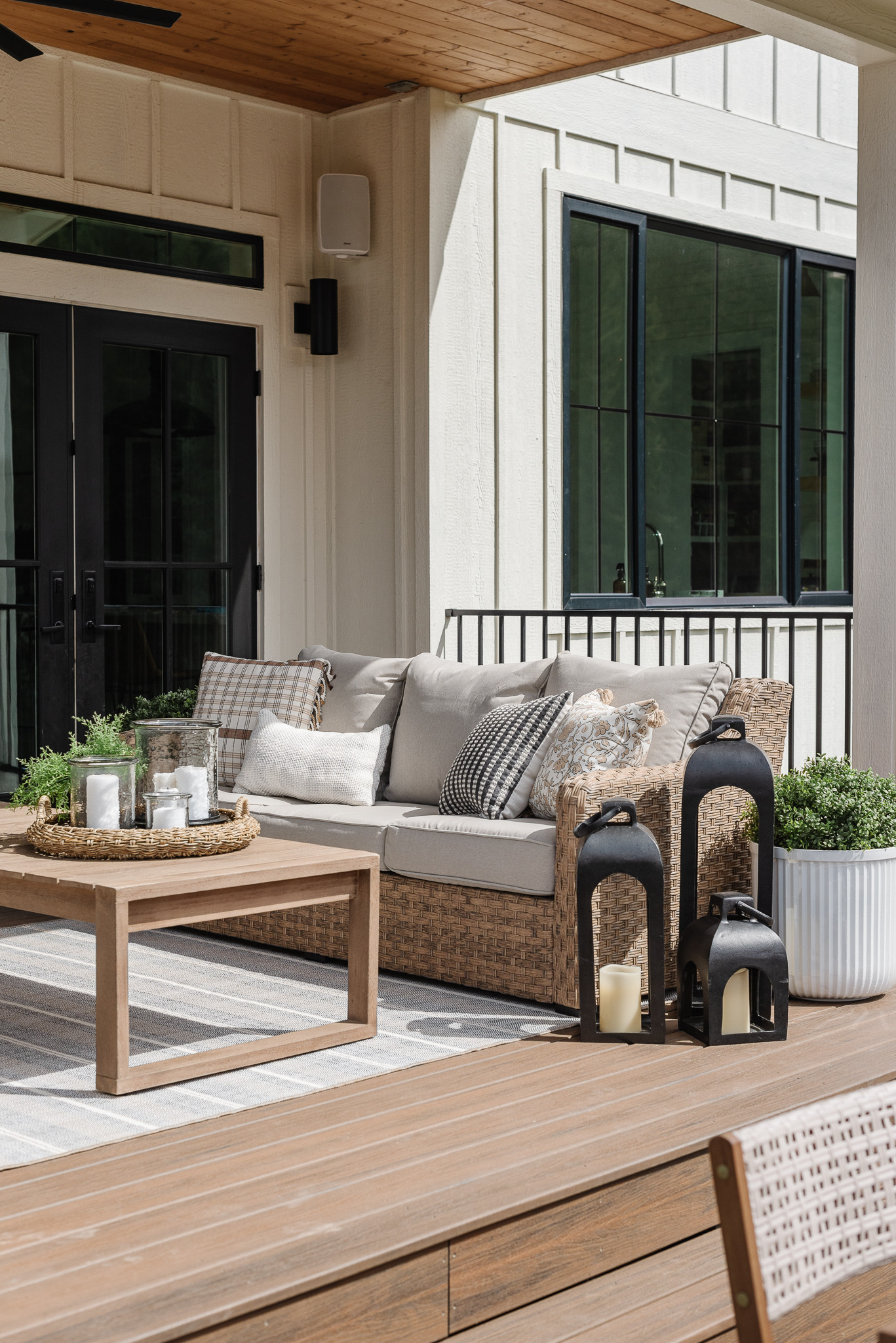 Soaking up all the patio time this summer! Our favorite place to be🙌🏻

Outdoor, patio, patio furniture, outdoor coffee table, outdoor decor, Walmart outdoor, summer entertaining