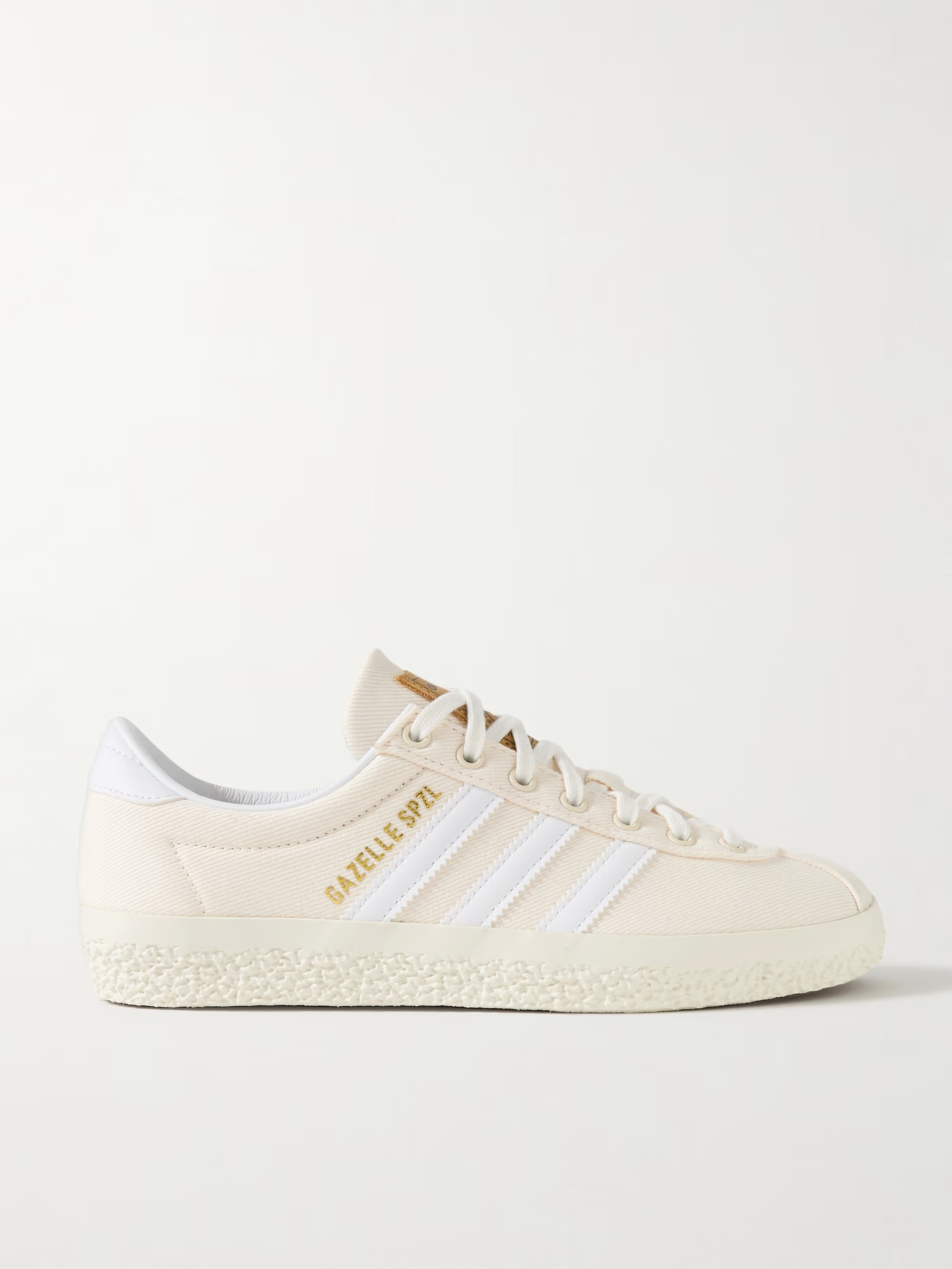 Gazelle SPZL leather-trimmed twill sneakers | NET-A-PORTER (US)