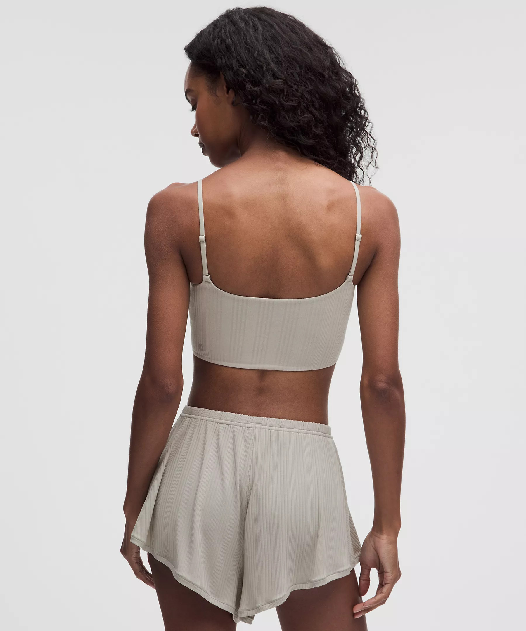 UnderEase Cami Strap Ribbed Longline Bralette A\u2013C Cups | lululemon (CA)