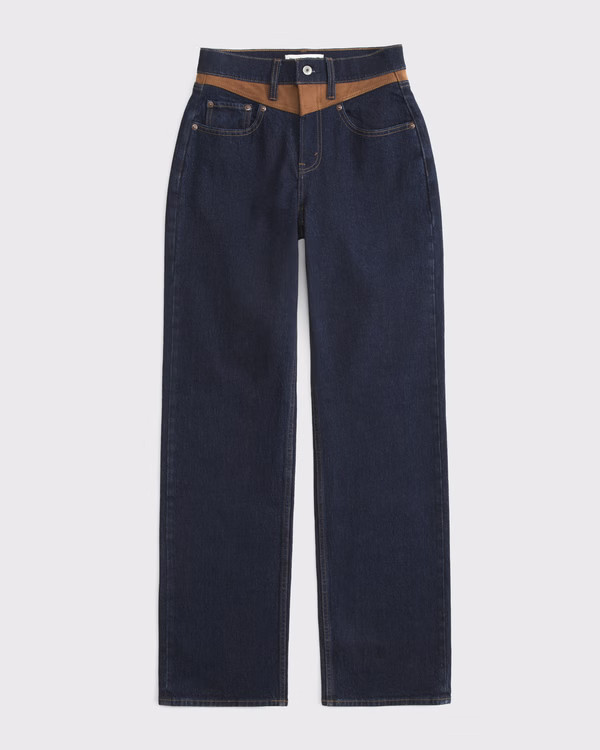 Women's High Rise 90s Relaxed Jean | Women's Clearance | Abercrombie.com | Abercrombie & Fitch (US)