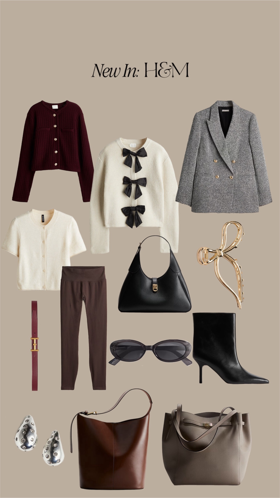 New Fall Arrivals at H&M 
My Picks 

pointed heeled boots, cardigan, blazer, bucket bag 

#LTKStyleTip #LTKSeasonal #LTKFindsUnder100