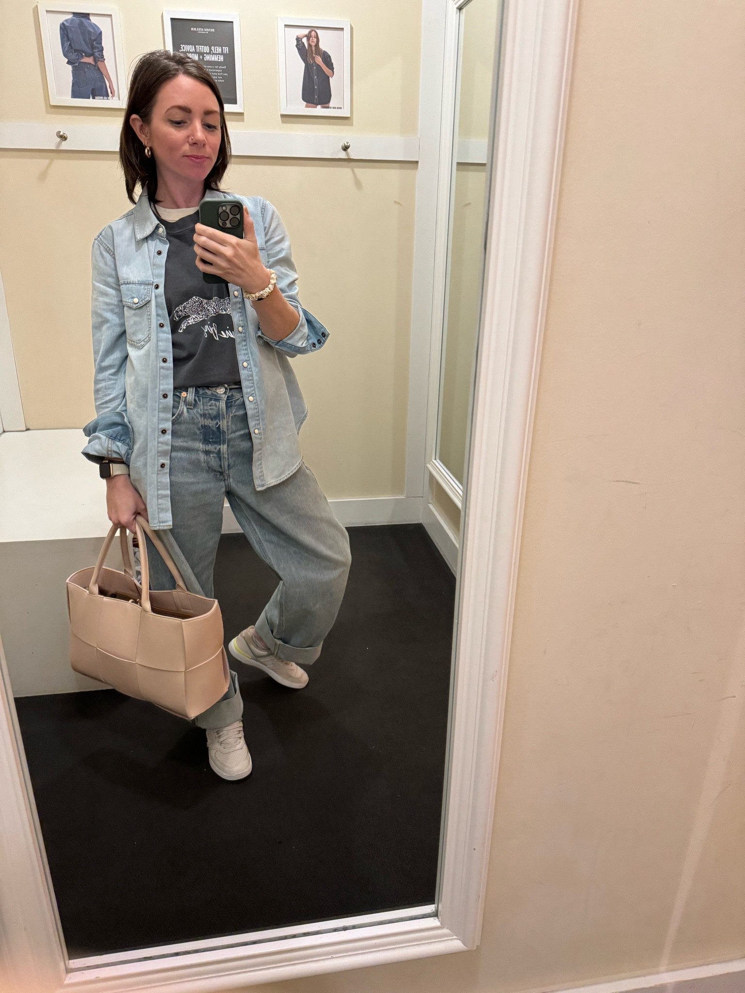 Early spring denim with a touch of blush.

Anine Bing & Citizens of Humanity are a perfect pairing!

#LTKSeasonal #LTKstyletip