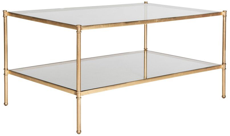 Ruby Coffee Table, Gold | One Kings Lane