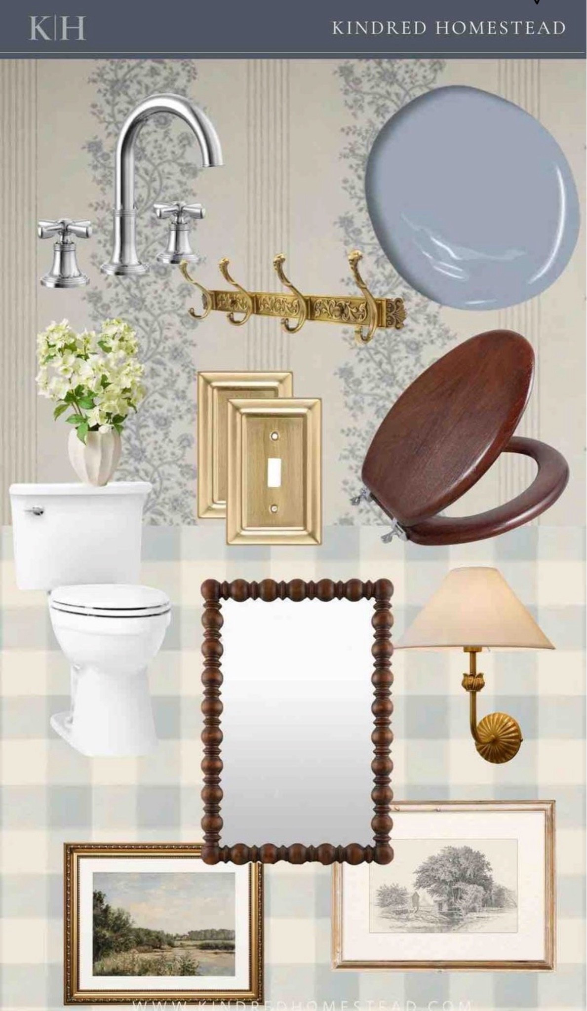 Vintage-inspired bathroom inspiration, with all the charm of an old-world space ✨ Think timeless details, collected touches, warm finishes, and simple updates that make a bathroom feel beautifully lived-in. Saving these ideas for a future refresh. 🤎
