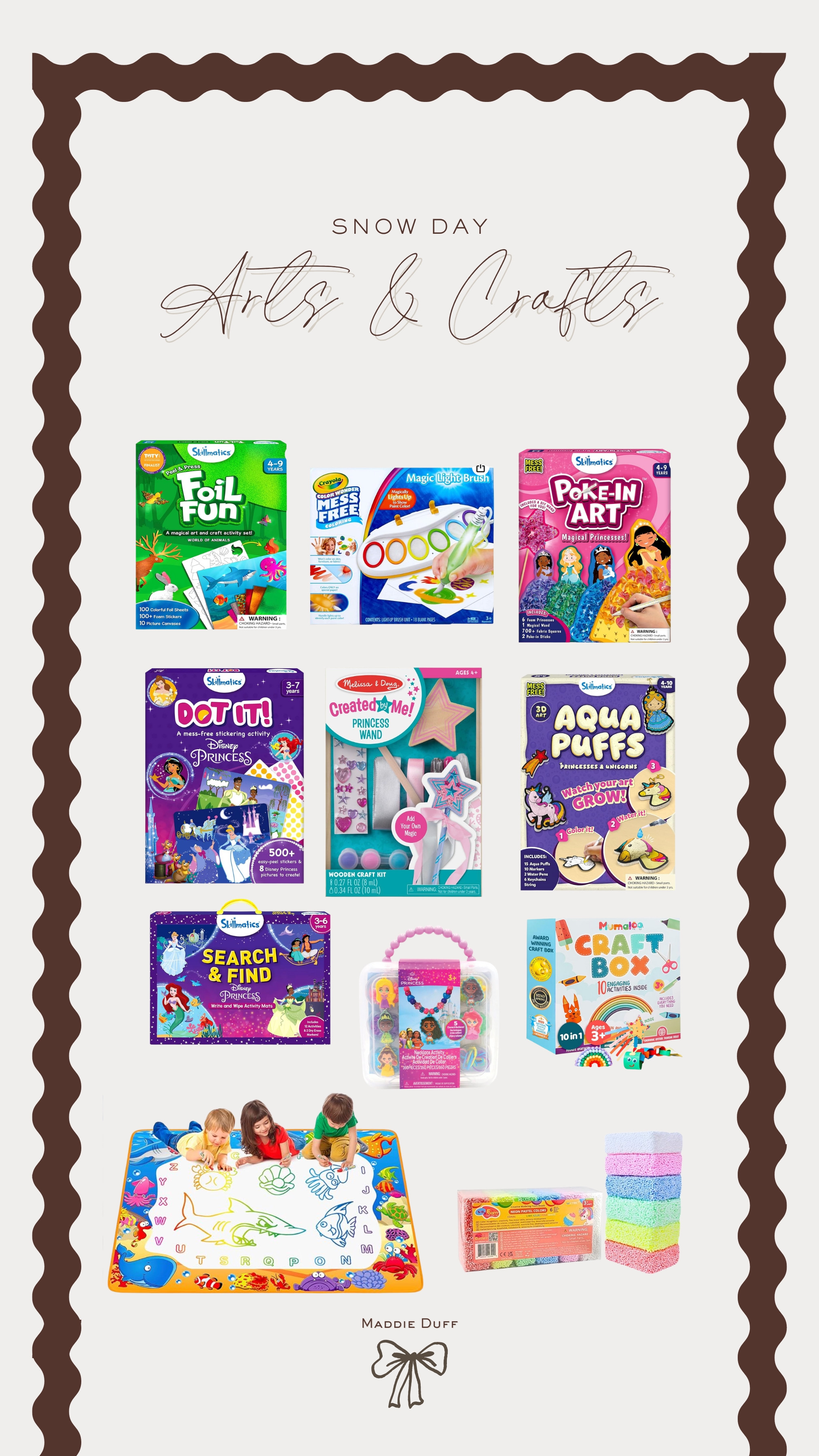 Arts and crafts we are loving for these snow days!

toddler activities, kids arts and crafts, snow day activities for kids 

 #LTKmomlife #LTKKids