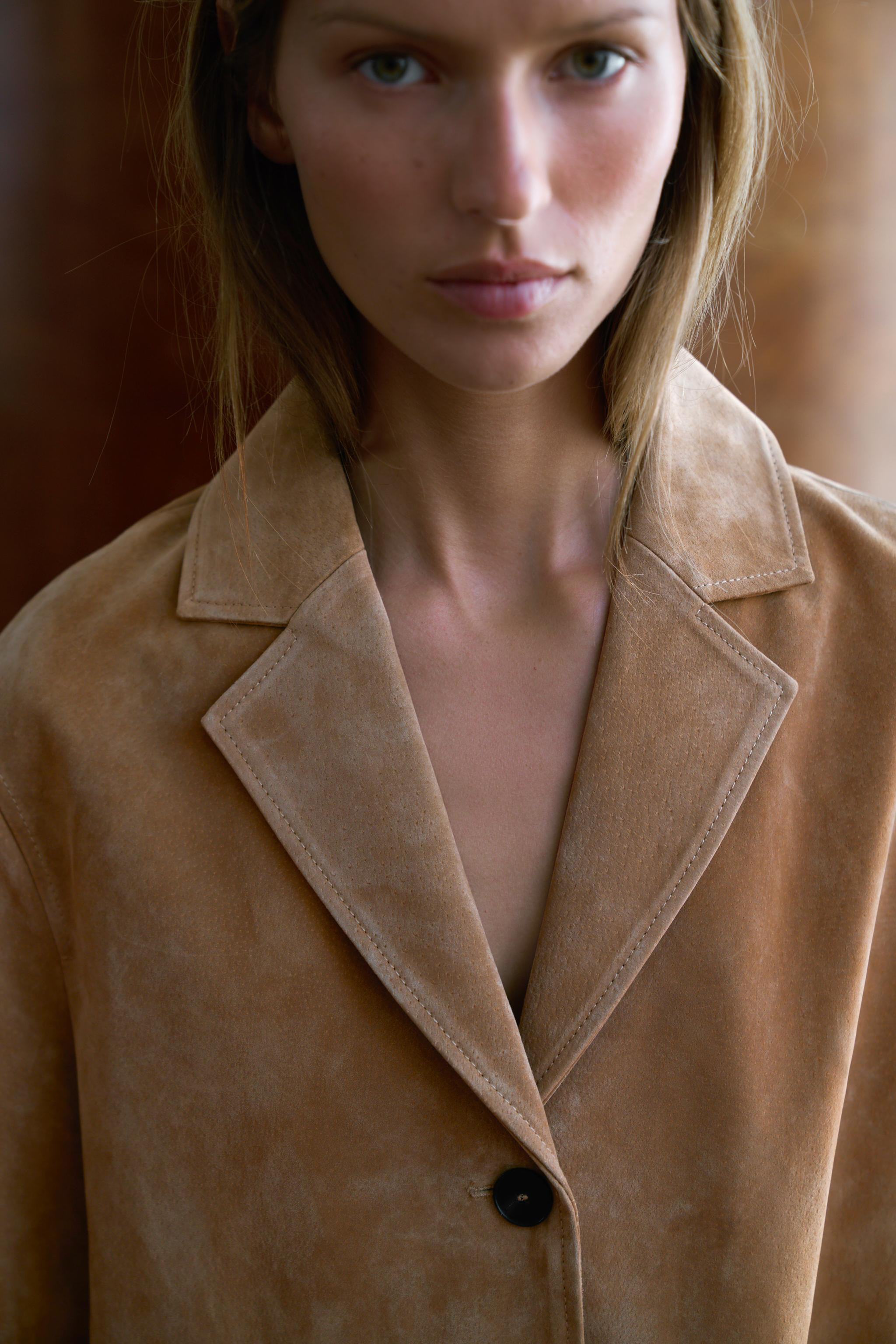 100% SUEDE LEATHER JACKET | Zara UK