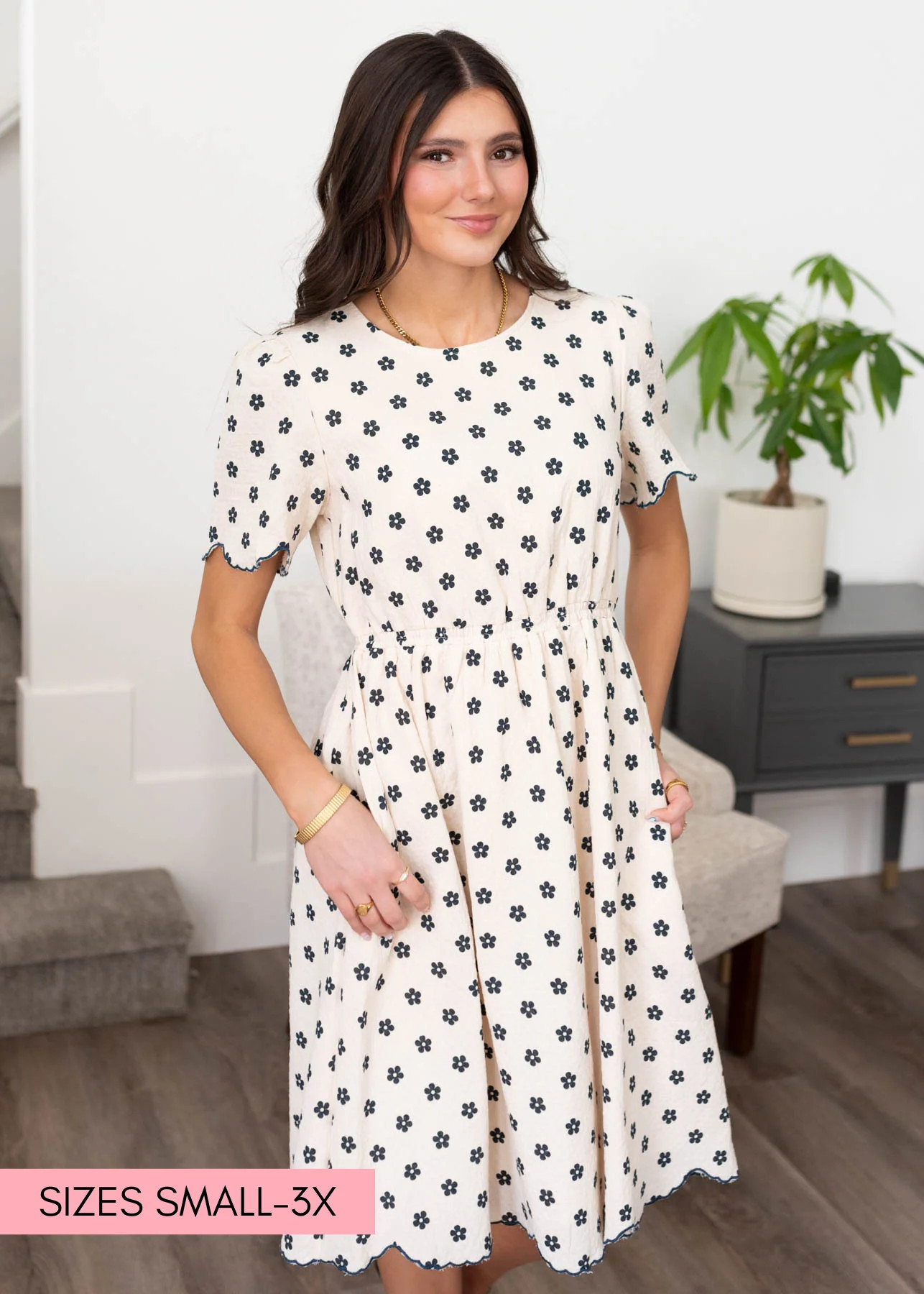 Skye Navy Floral Dress | My Sister's Closet Boutique