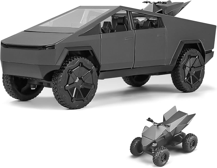 Cybertruck Camper Toy,1:24 Zinc Alloy Pull Back Toy Car Camping RV with Sound and Light,Display M... | Amazon (US)