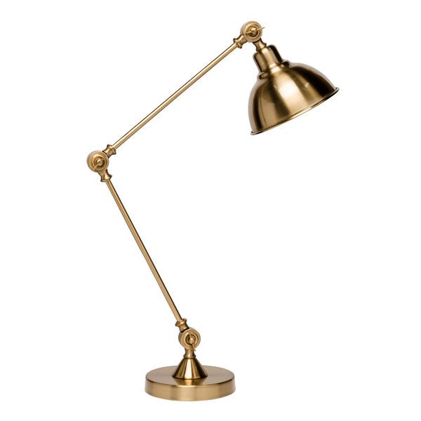 Nicollet Brass One-Light Table Lamp | Bellacor