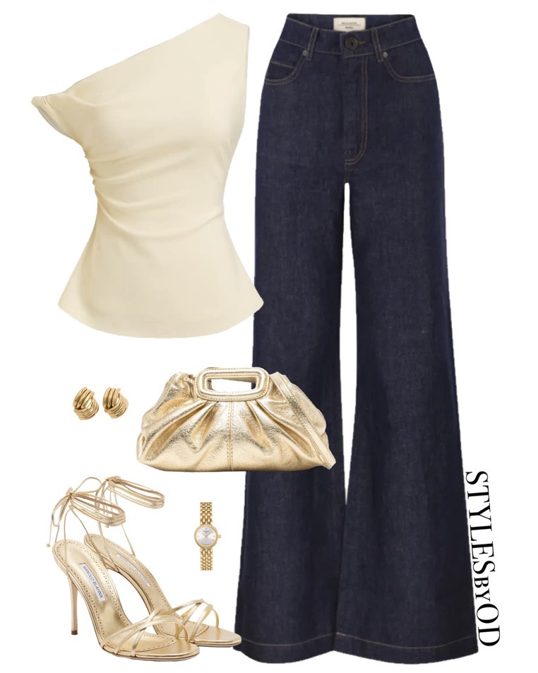 MINIMAL CHIC FOR A NIGHT OUT🤍

Cream draped one-shoulder top with dark wash flare jeans is such an elevated way to dress up denim. The asymmetric neckline does all the work while the flare keeps it grounded and polished🤩 Add some gold accessories to finish with just the right amount of shine✨

#LTKfashion #LTKstyletip #LTKitbag #LTKshoecrush #LTKseasonal #LTKfindsunder100

#LTKdatenight #LTKluxury #LTKjeans