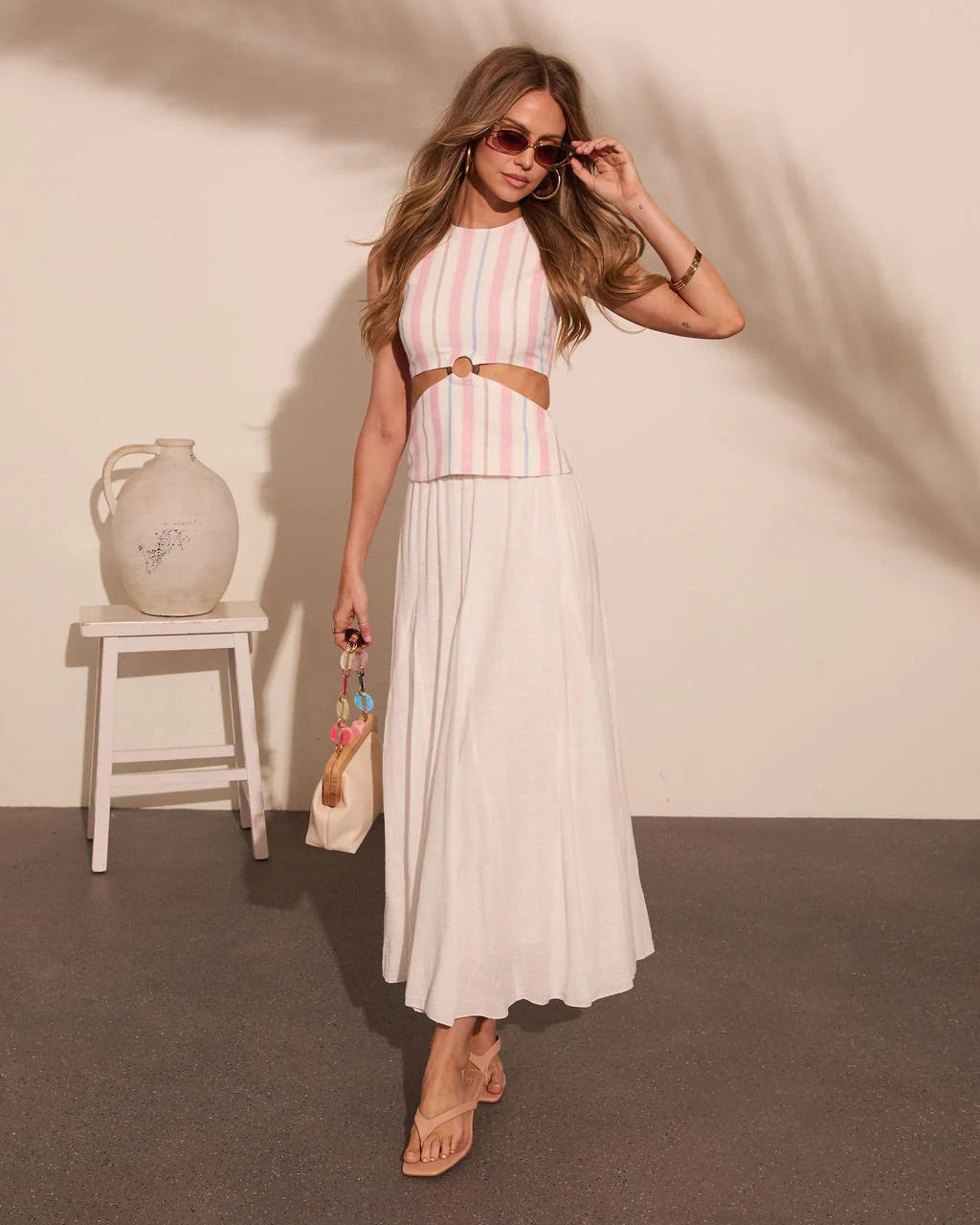 Timeless Coast Cotton Maxi Skirt | VICI