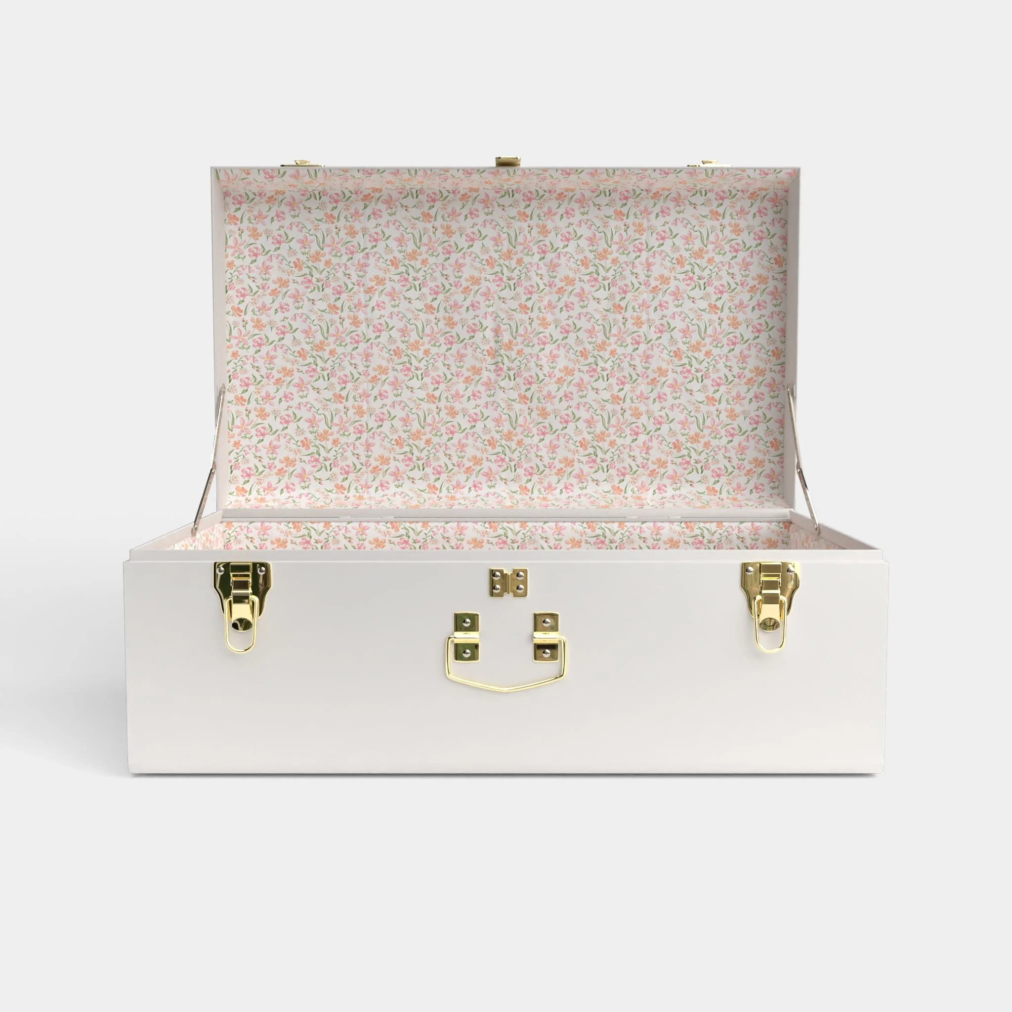 Grand Classic Trunk - White | Petite Keep, LLC
