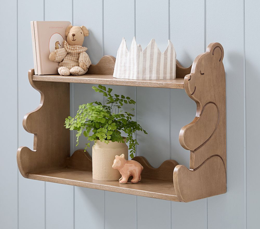Teddy Bear Tiered Shelf (24") | Pottery Barn Kids