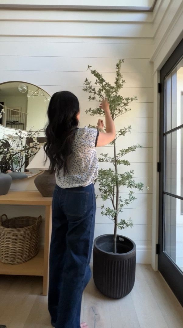 My new faux black olive tree from Pottery Barn and the gorgeous black fluted cement pot!  The pot is on sale right now!  It’s available in 4 colors and lot of different sizes.  Such good quality! 

My console table, mirror and the table lamp are also on sale during the McGee & Co Memorial Day sale! 🙌


Pottery Barn finds, 

#LTKsalealert #LTKhome #LTKstyletip