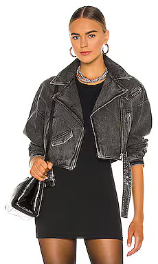 LAMARQUE x REVOLVE Dylan Jacket in Acid Wash Black from Revolve.com | Revolve Clothing (Global)