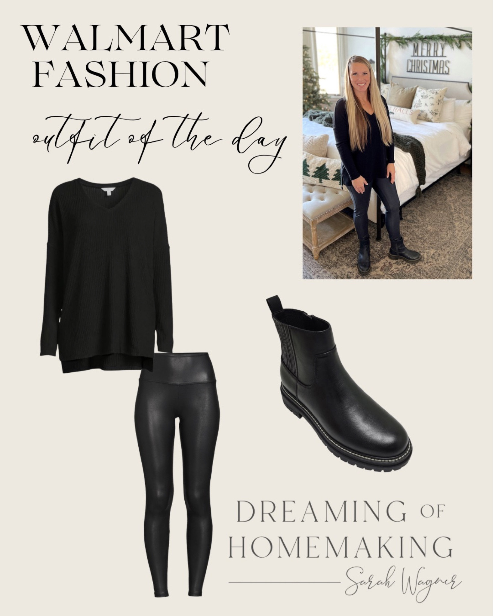 #Walmartpartner Loving this all black and that I can dress it up even more by adding layers! So comfy and cozy yet fancy all from @walmartfashion 

@walmart #walmart

#LTKstyletip #LTKunder50 #LTKshoecrush