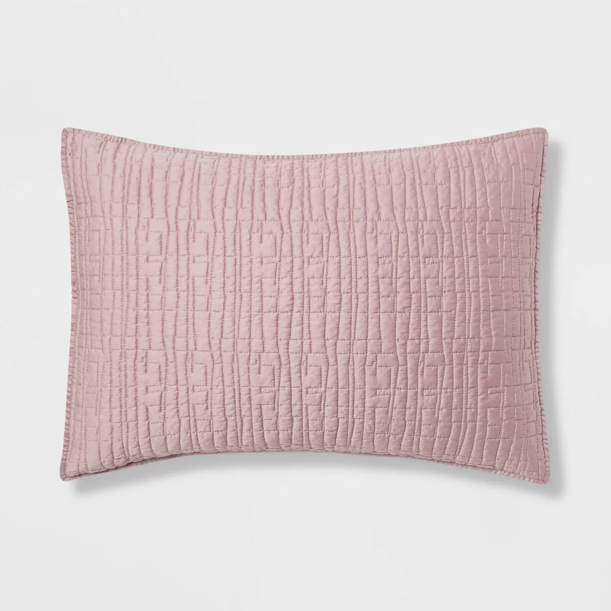 King TENCEL® Quilt Sham Blush - Threshold™: Cooling Woven Lyocell, OEKO-TEX Certified, No Flan... | Target