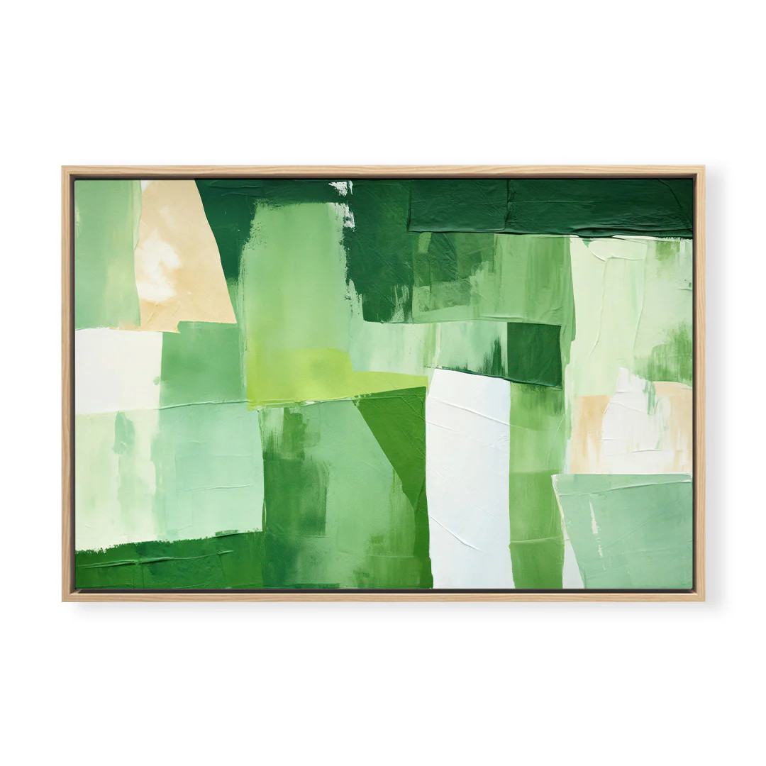 Leafy Green Abstract | Abstract Art Print | Urban Garden Prints
