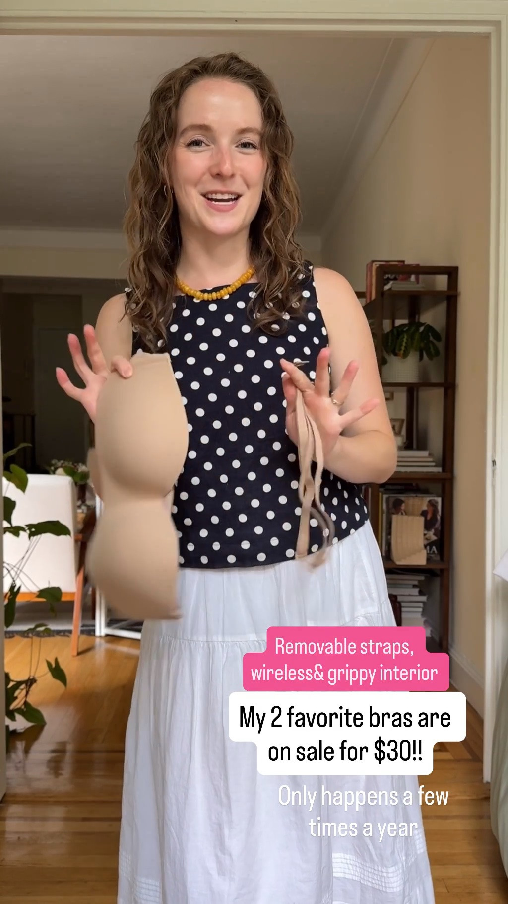 My favorite @soma strapless bra is $30! Removable straps, wireless and so comfy! Great to wear under strapless tops and formal dresses

#LTKSaleAlert