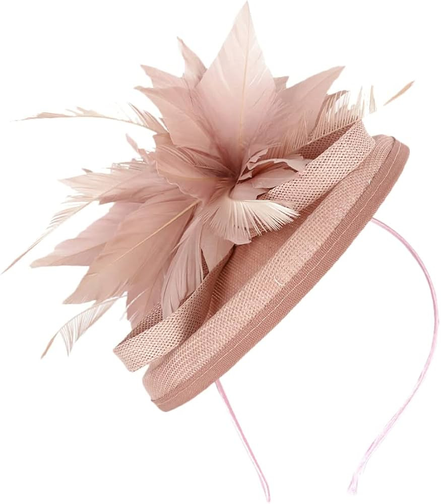 Beaupretty Barrette Hat Bridal Hair Clip Bridal Headpiece Bonnet for Kids Headpiece for Cocktail ... | Amazon (US)
