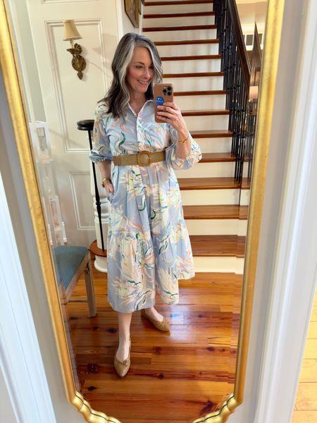 I wore this Anthropologie dress to my daughter-in-law’s baby shower. It is effortless belted or left loose. Has pockets! Very chic. Size down. Wearing a small. #anthropologie #birdies #amazonfashion

#LTKSeasonal #LTKstyletip #LTKover40