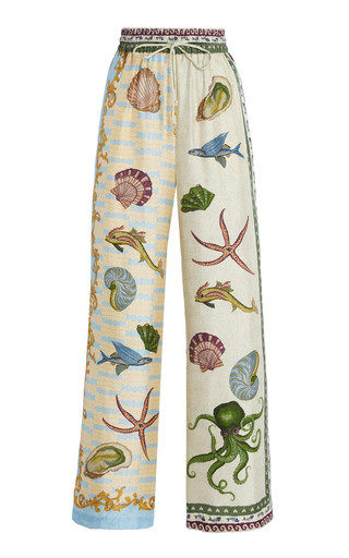 Bath House Silk Twill Wide-Leg Pants | Moda Operandi (Global)