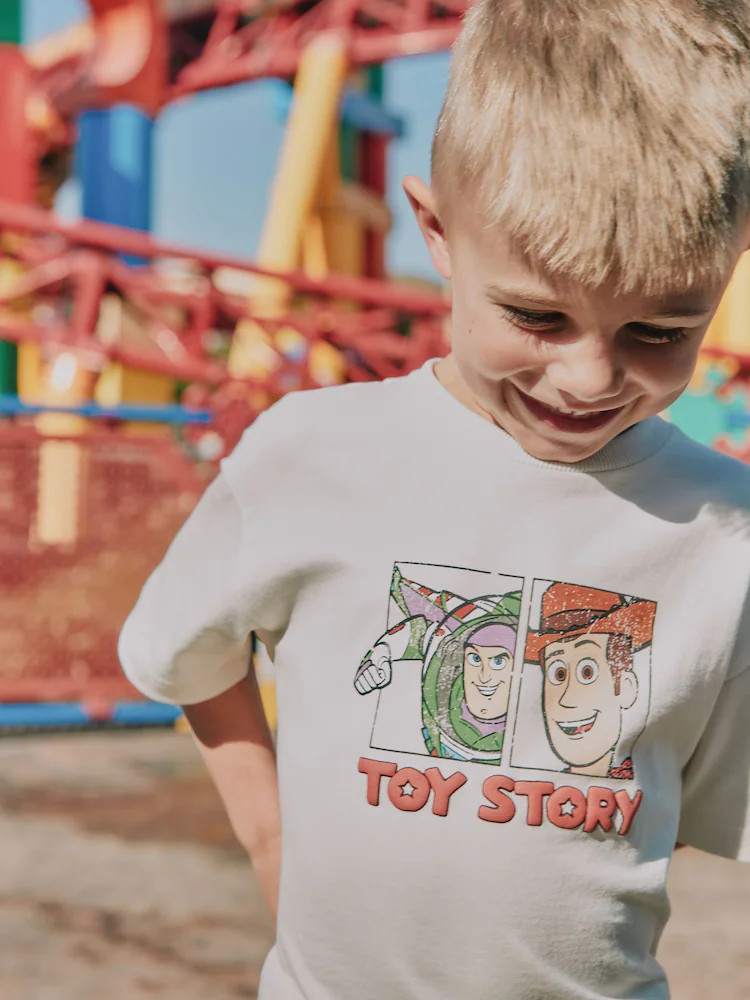 Ecru Toy Story T-Shirt and Shorts Set (3mths-8yrs) | Next US