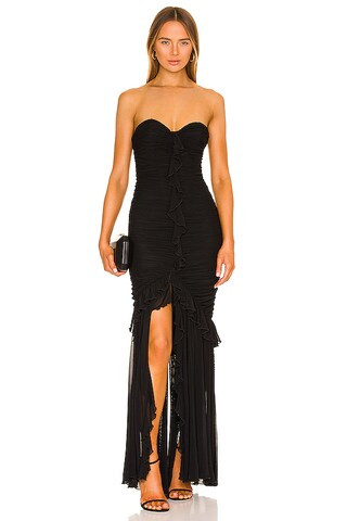MAJORELLE Giules Gown in Black from Revolve.com | Revolve Clothing (Global)