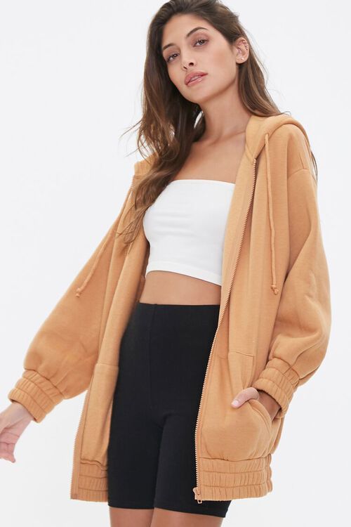 Fleece Zip-Up Hoodie | Forever 21 (US)