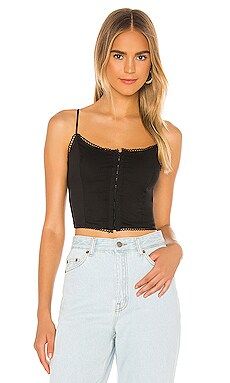 superdown Kelly Cami Top in Black from Revolve.com | Revolve Clothing (Global)